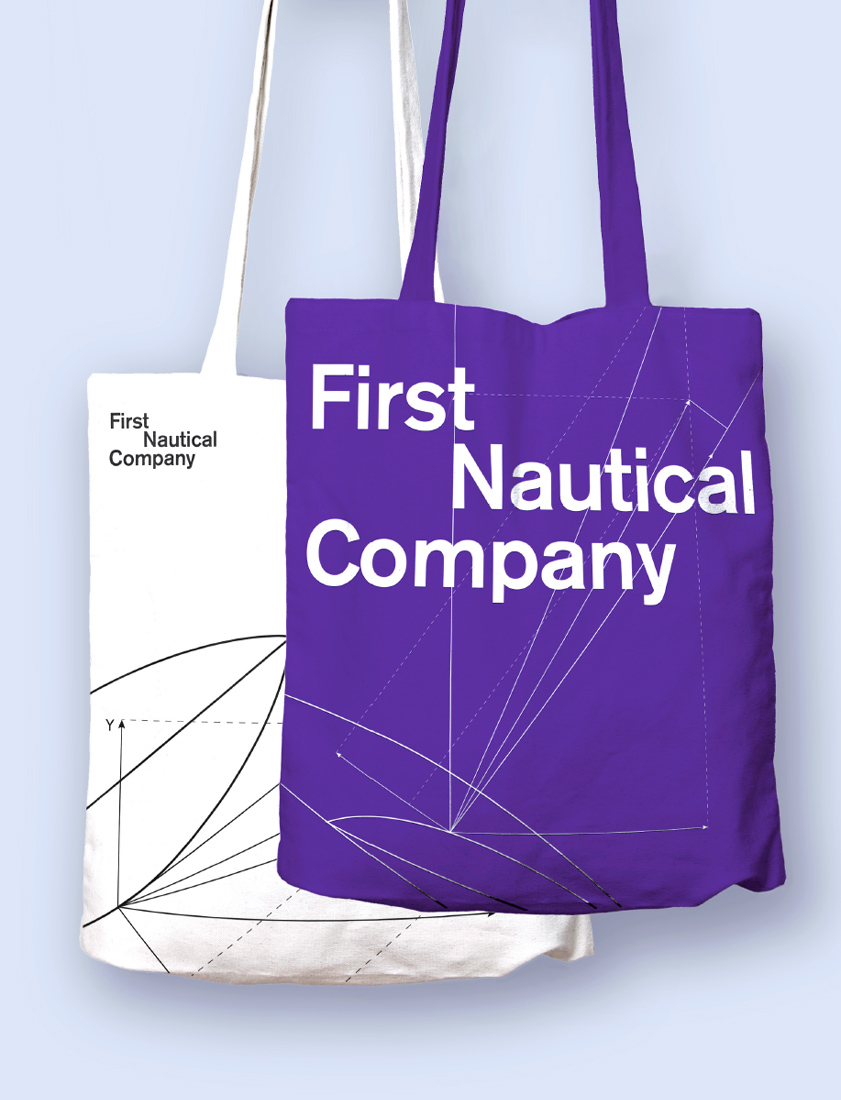 Фирменный стиль для компании «First Nautical Company».