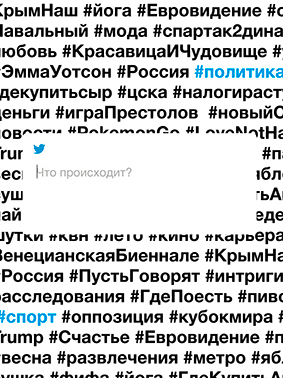 Серия рекламных плакатов Twitter.