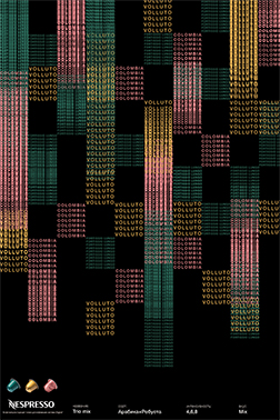 Серия рекламных плакатов для Nespresso.