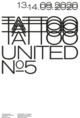 Серия рекламных плакатов к фестивалю "Tattoo united"