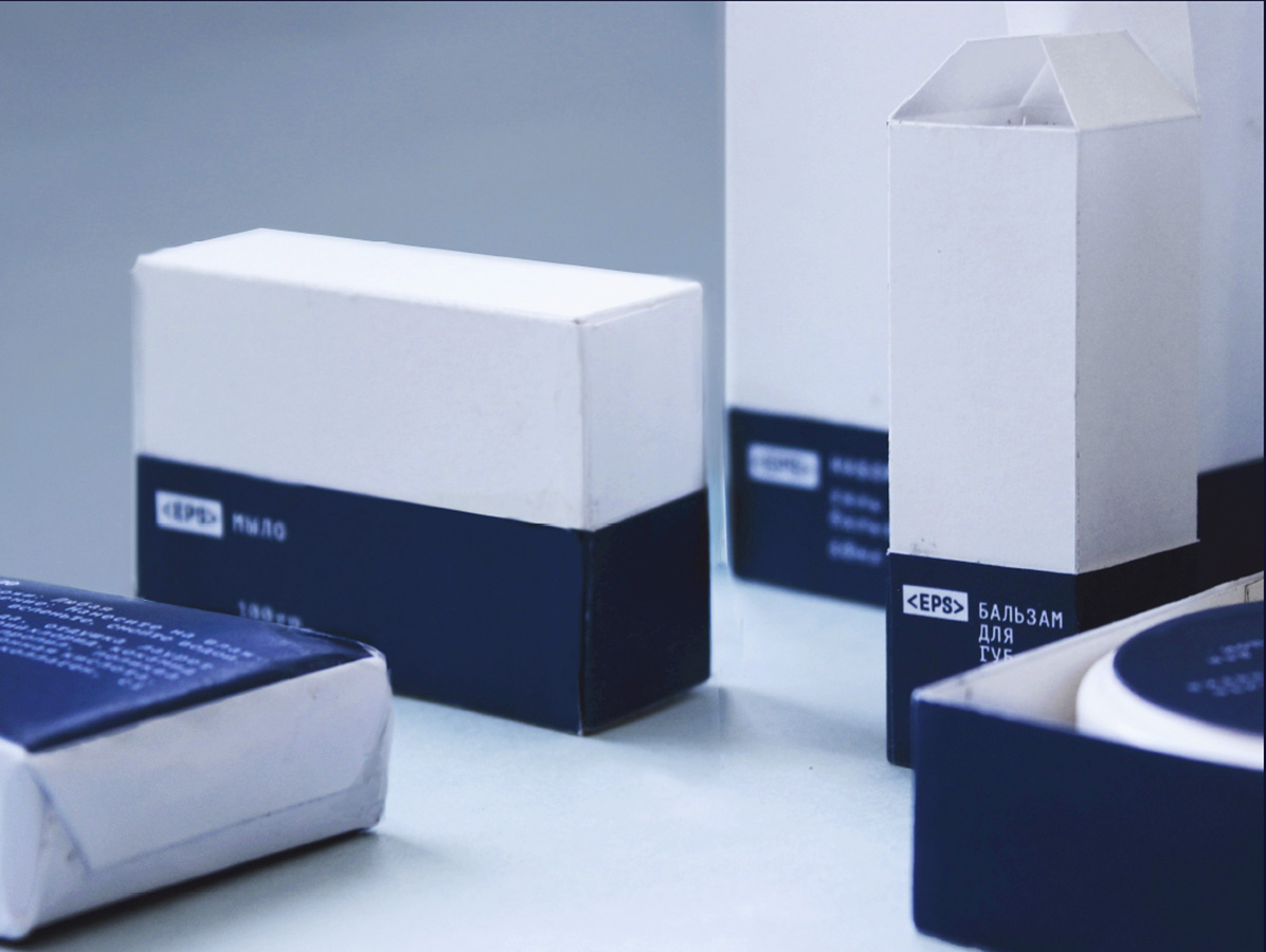 Проект упаковки серии косметических средств для мужчин <EPS> фабрики «Свобода».