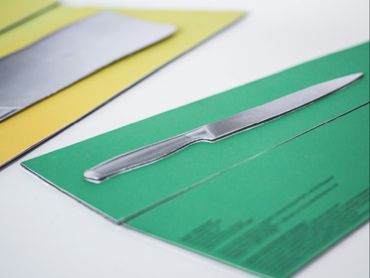 Проект упаковки серии ножей «Ришелье».