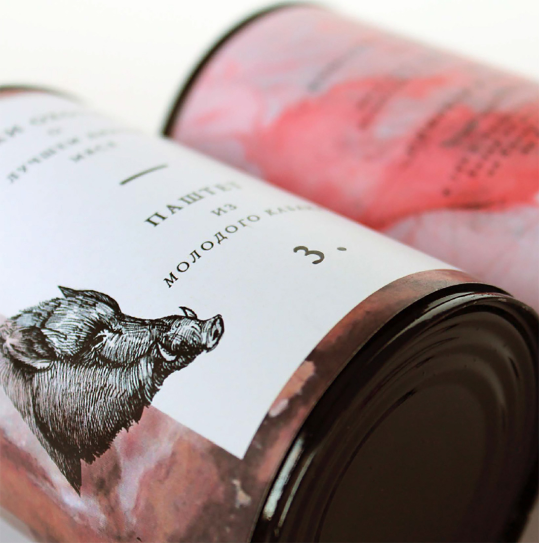 Проект упаковки мясной продукции «Записки охотника».