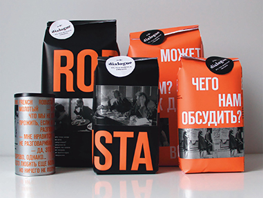 Проект упаковки кофе «Dialogue».