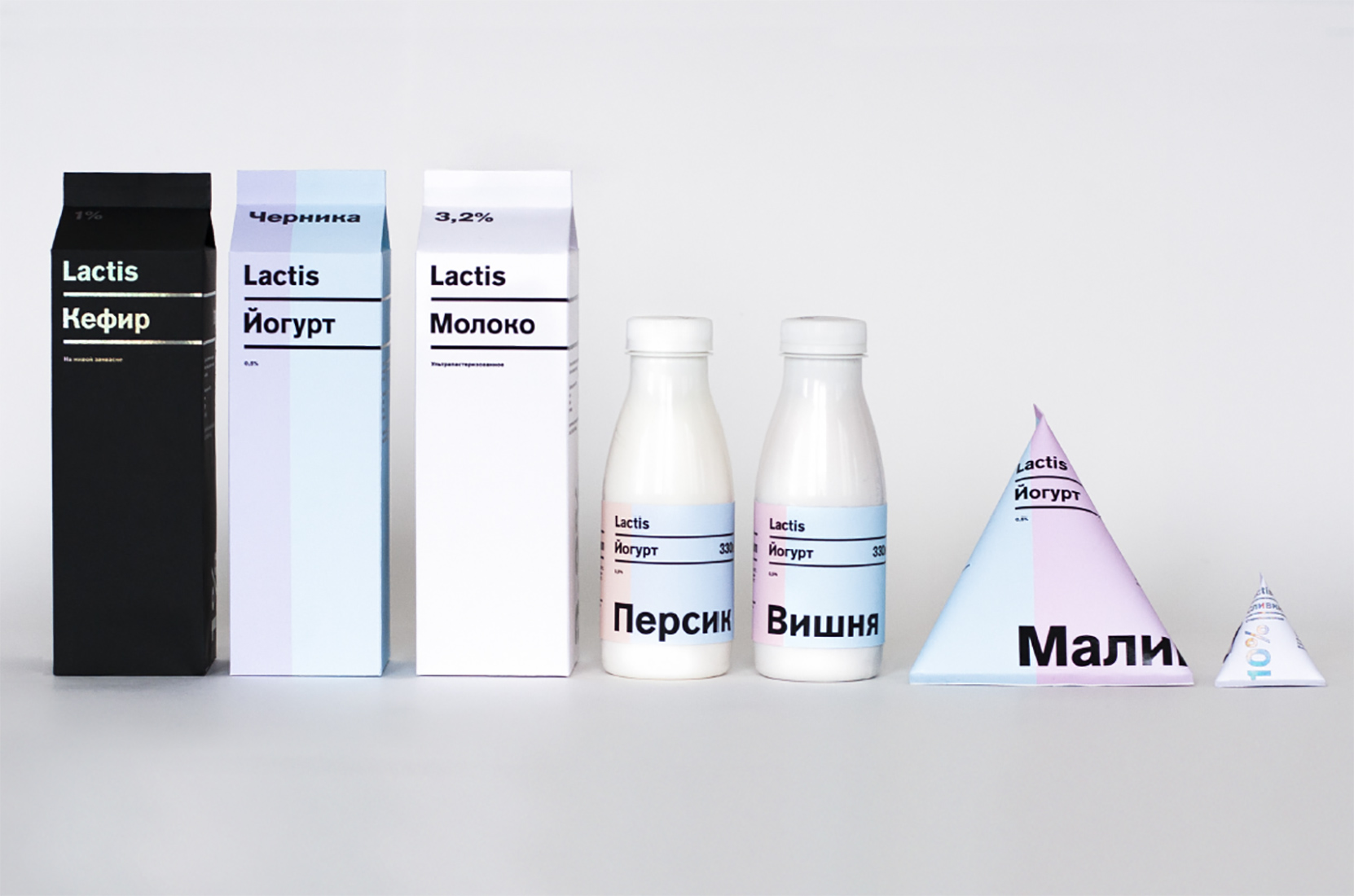Проект упаковки молочной продукции «Lactis».