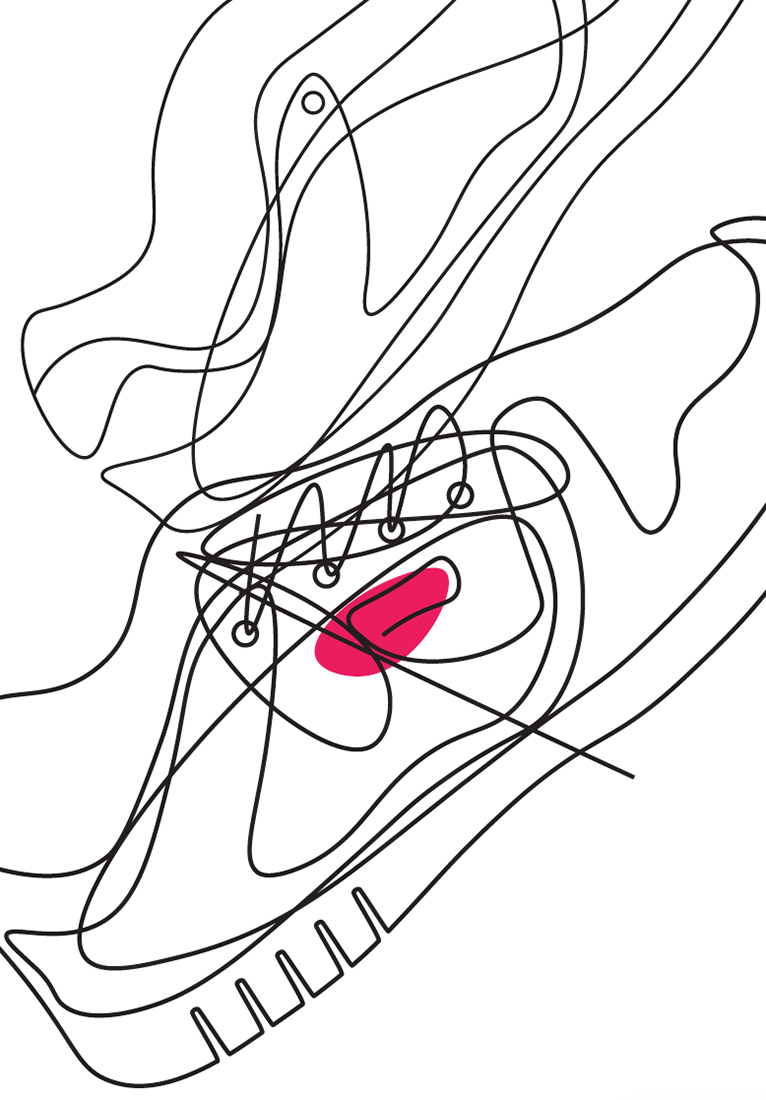 Визуальное исследование объекта: кеды.