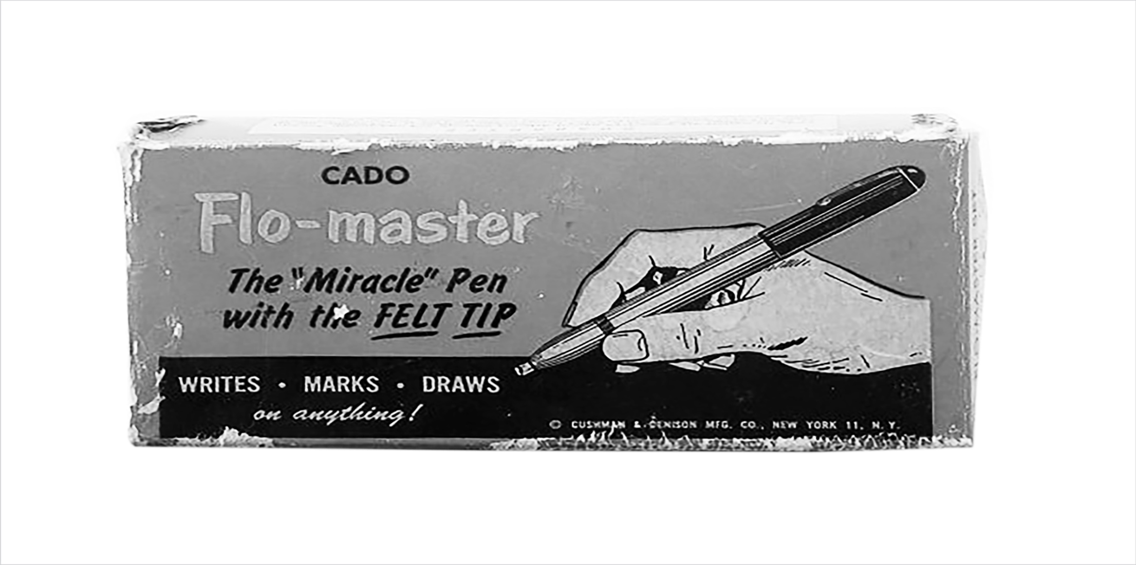 Визуальное исследование объекта: фломастер.