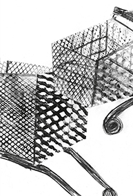 Визуальное исследование объекта: тележка.