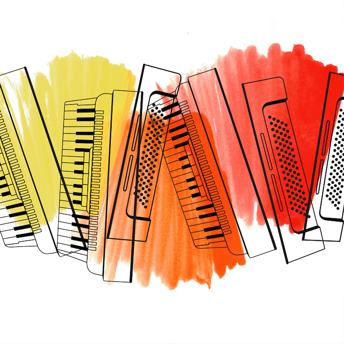 Визуальное исследование объекта: аккордеон.