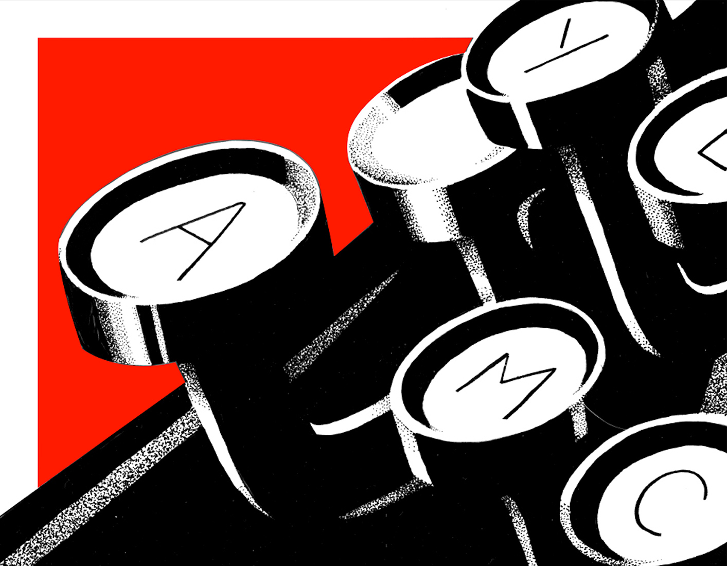 Визуальное исследование объекта: машинка Ундервуд.