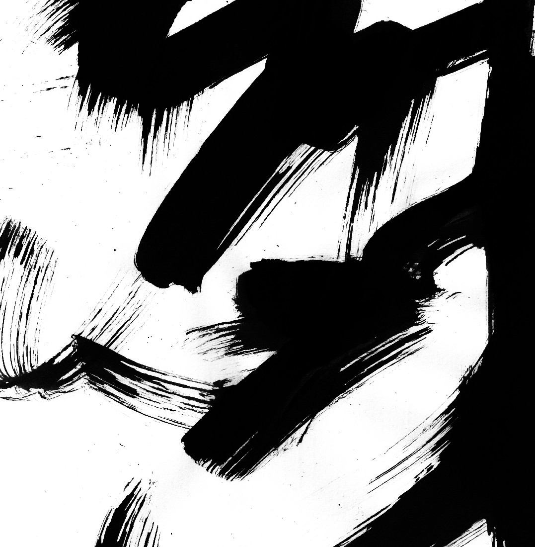 Визуальное исследование объекта: тушь.