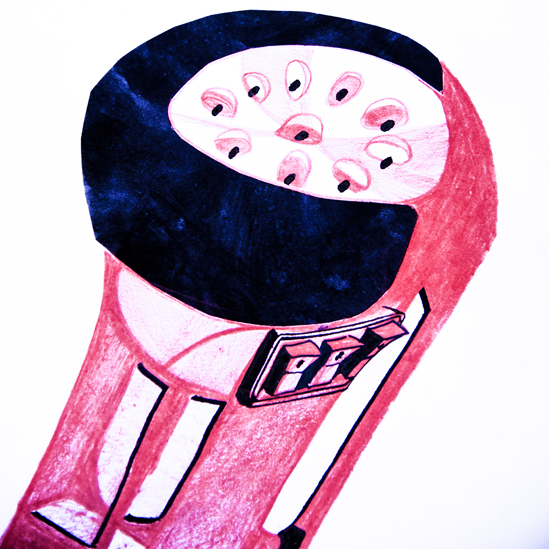 Визуальное исследование объекта: фонарь.