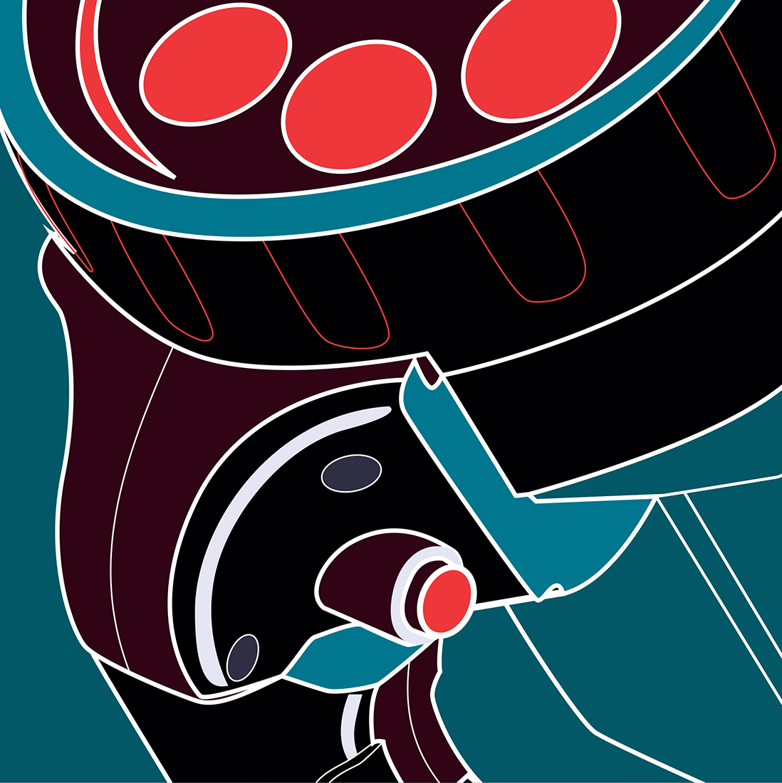 Визуальное исследование объекта: фонарь.